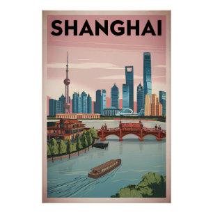Poster Shanghai vintage