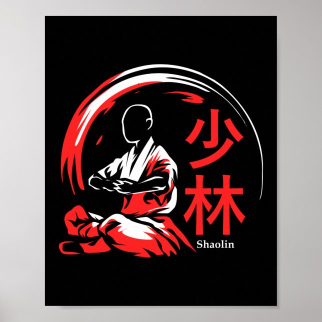 Poster Shaolin Martial Arts Kung Fu (Devant)