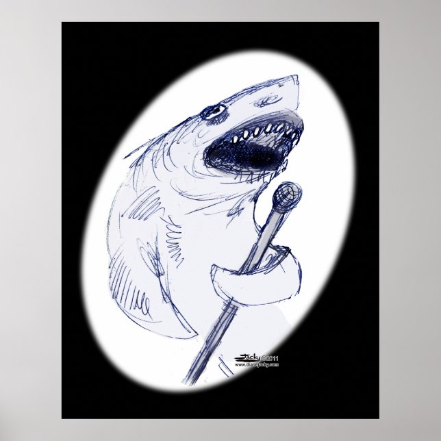 Poster Sharkey Finatra (Devant)