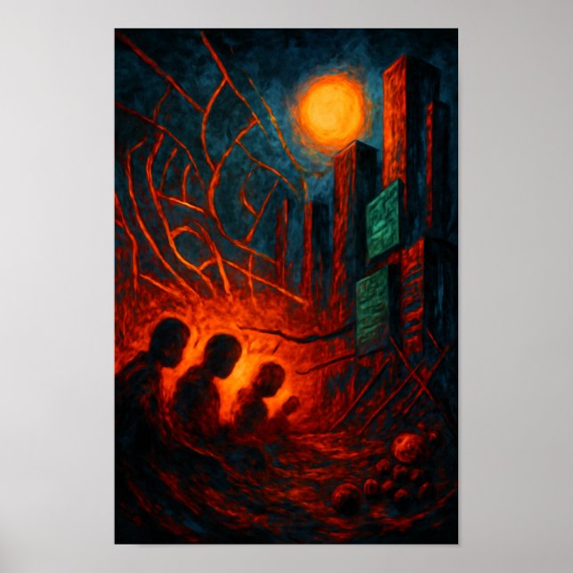 Poster Shattered Eden: The Cruelty of Tomorrow (Devant)