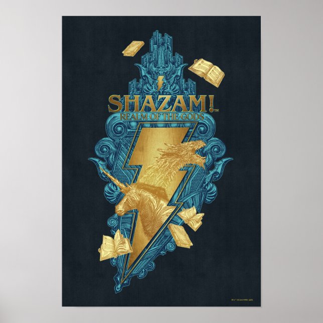 Poster SHAZAM ! Furie des dieux | Le royaume des dieux Lo (Devant)