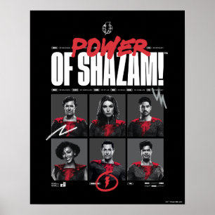 Poster SHAZAM ! Furie des dieux   Puissance du groupe SHA