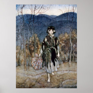 Poster She went along, and went along,and went along