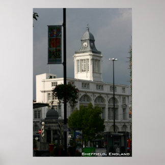 Poster Sheffield, Angleterre