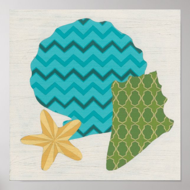 Poster Shell Motifs II (Devant)