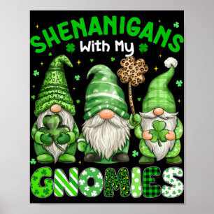 Poster Shenanigans Avec Mes Gnomies Carreaux Léopard St P
