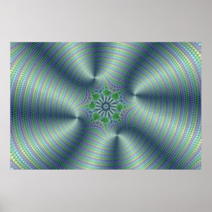 Poster Shimmerine - Art Fractal