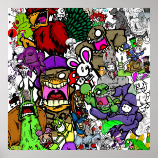 Poster Shiroi Usagi Canvas