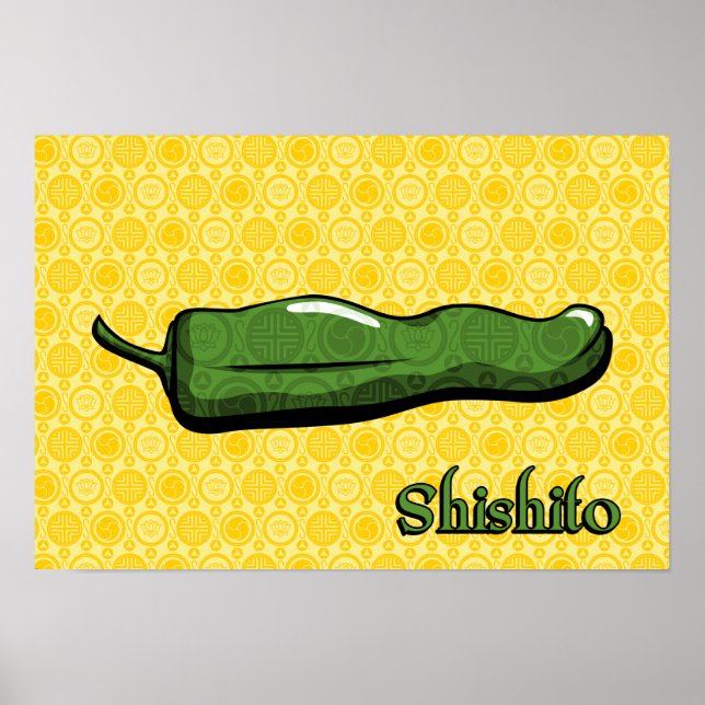 Poster Shishito Chili Pepper (Devant)