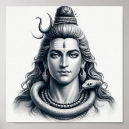 Poster Shiva Majestic - Le Protecteur Cosmique