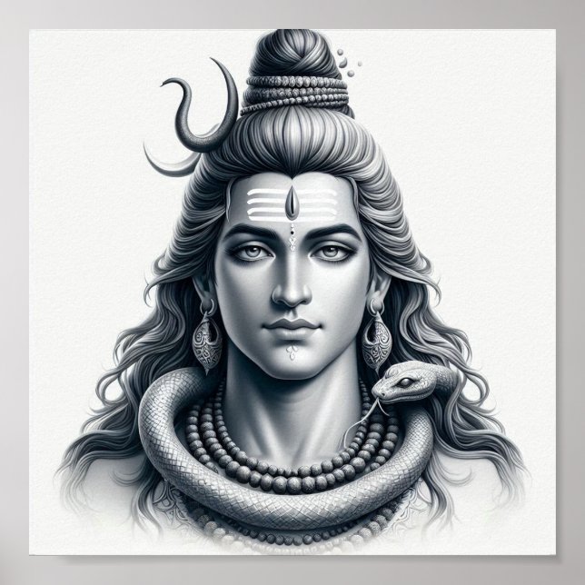 Poster Shiva Majestic - Le Protecteur Cosmique (Devant)