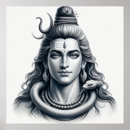 Poster Shiva Majestic - Le Protecteur Cosmique