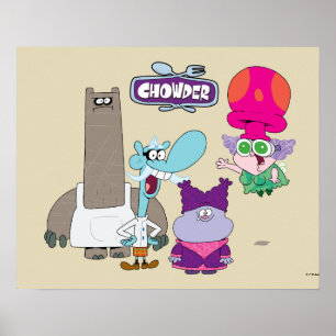 Poster Shnitzel, Mung, Chowder et Truffes