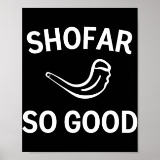 Poster Shofar si bon Rosh Hashh corne de bélier juive Nou