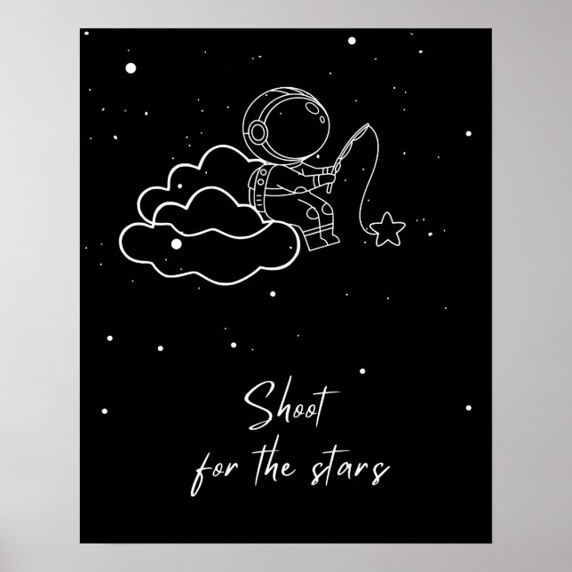 Poster shoot for the stars wall art (Devant)