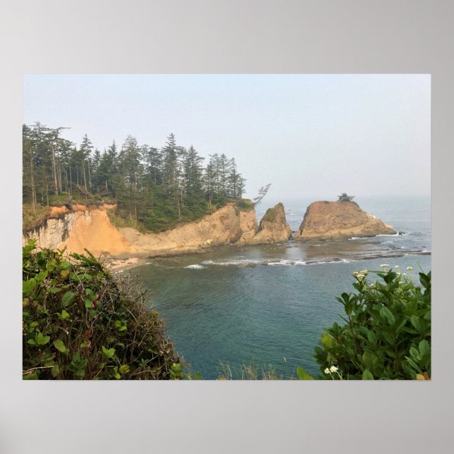 Poster Shores Acres State Park, Oregon Coast (Devant)