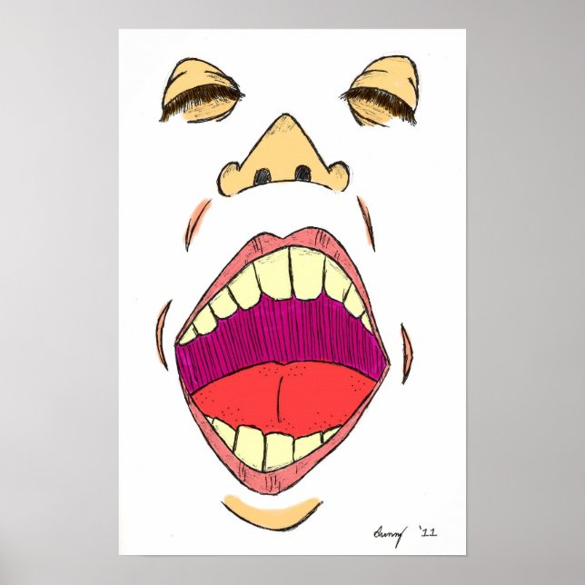 Poster "Shout" (Vorne)