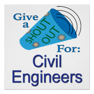 Poster Shout Out pour les ingénieurs civils