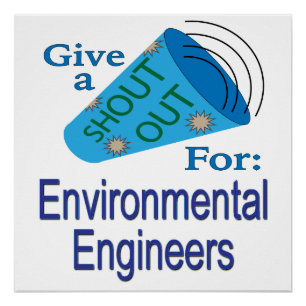 Poster Shout Out pour les ingénieurs De l'environnement