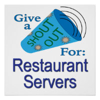 Shout Out pour les serveurs de restaurants