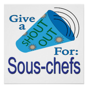 Poster Shout Out pour les sous-chefs