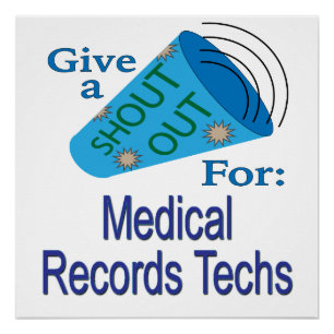 Poster Shout Out pour les techniciens des enregistrements