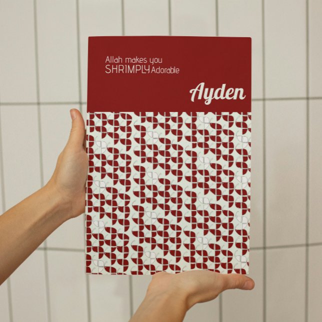 Poster SHRIMPLEMENT adorable Retro Blanc Rouge Nursery Cu (Créateur téléchargé)