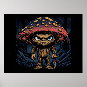 Poster Shroomfoot : Créature mystérieuse des champignons