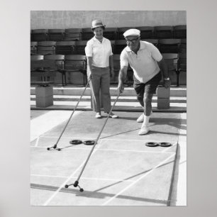 Poster Shuffleboard