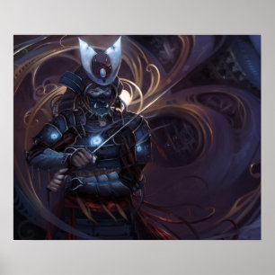 Poster SHWANN : Les samouraïs futuristes DJ