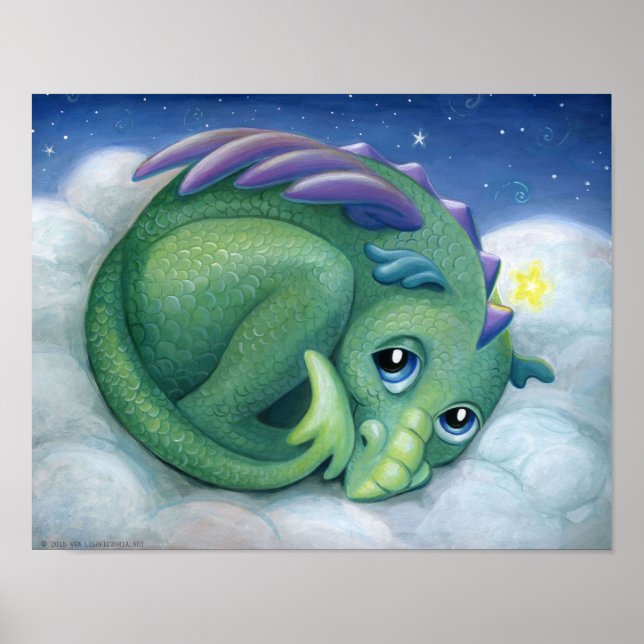 Poster Shy Dragon (Devant)