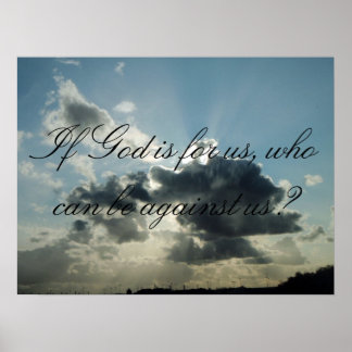 Poster Si Dieu est pour nous, qui peut être contre nous ?
