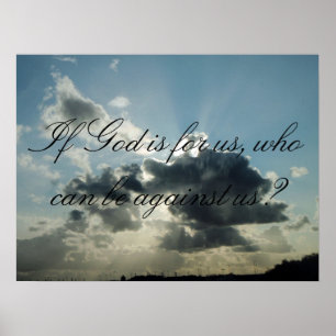 Poster Si Dieu est pour nous, qui peuvent être contre