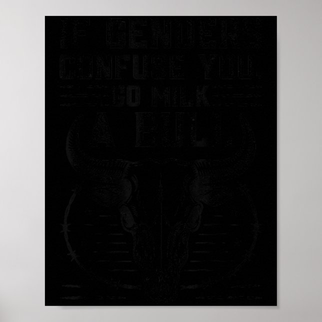 Poster Si Les Hommes Vous Confèrent Drôle Allez Lait Un C (Devant)