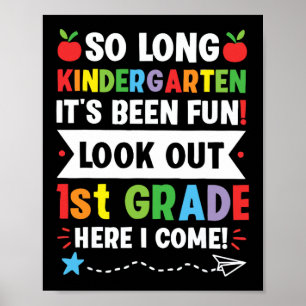 Poster Si Long Kindergarten 1ère année ici je viens Gradu