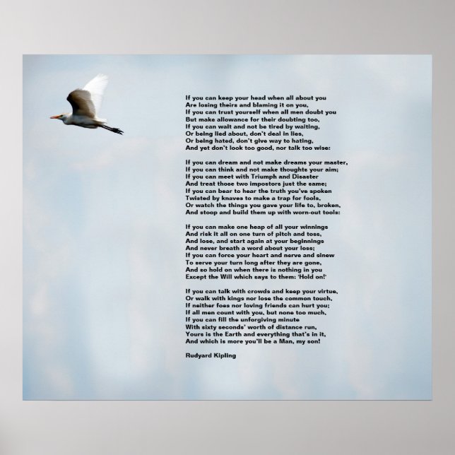 Poster Si par Rudyard Kipling (Devant)