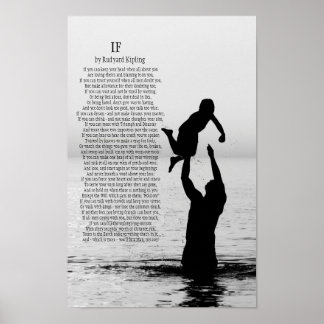 Poster Si par Rudyard Kipling 11 X 17