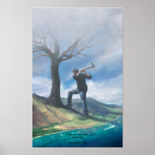 Poster Si tous les arbres étaient un arbre