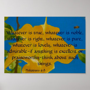 Poster Si Tout est Excellent ou Louable