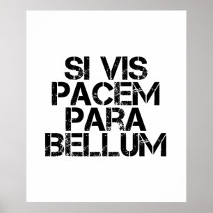 Poster Si Vis Pacem Para Bellum