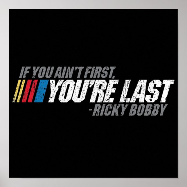 Poster Si Vous Aimez D'Abord Vous Êtes Dernier (Devant)