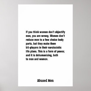 Poster Si vous pensez que les femmes ne récriminent pas l