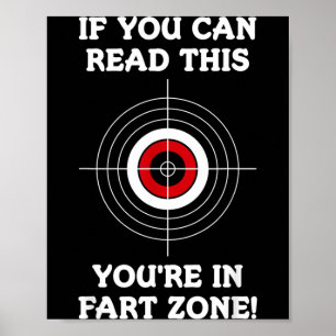 Poster Si vous pouvez lire ceci en zone de pet drôle cita