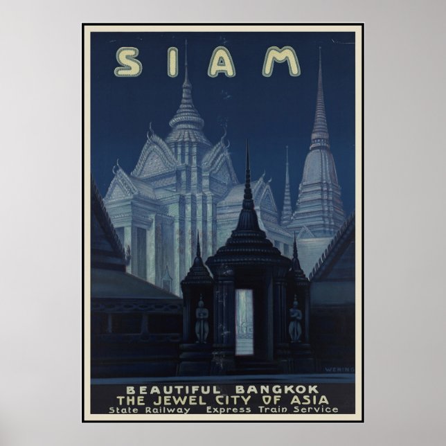 Poster Siam Belle Bangkok (Devant)
