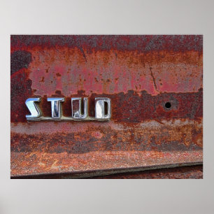 Poster SIDE PANEL STUDEBAKER EMBLEM  1940's