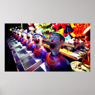 Poster Sideshow Alley Laughing Clowns