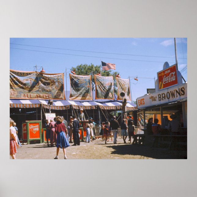 Poster Sideshow Barker, 1941 (Devant)
