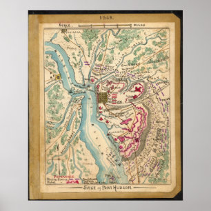 Poster Siège de port le Hudson