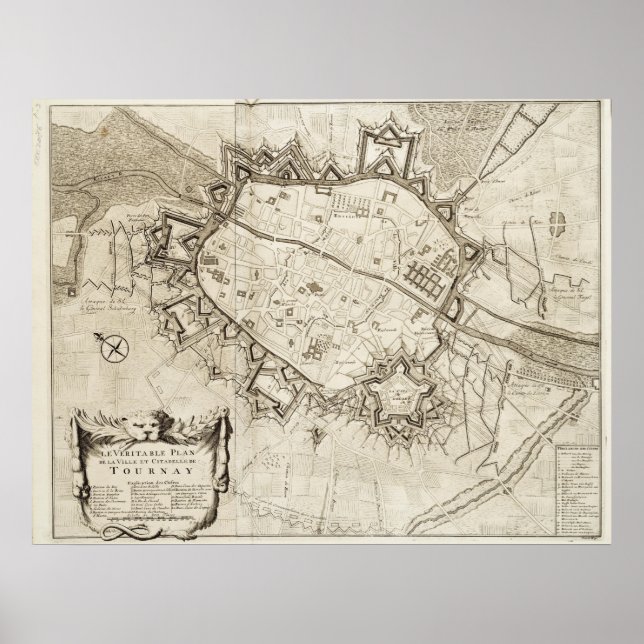 Poster Siège de Tournai (Devant)