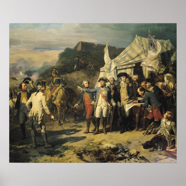 Poster Siège de Yorktown, le 17 octobre 1781, 1836 (Devant)